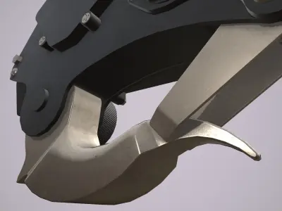 Helicopter Cargo Hook C-160 Low-poly 3D model