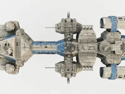 CDF Assault Frigate - Nexus 3D model