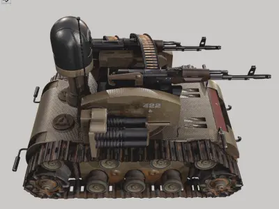 Military war Robots 3D model