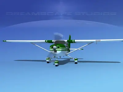 Cessna 172 Skyhawk 1967 V04 3D model