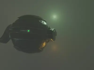 Flying Drone Free 3D model