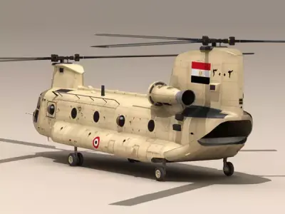 CH-47 EAF 3D model