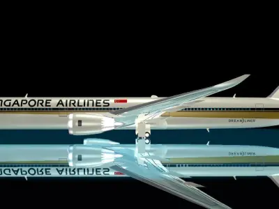 Singapore Airlines 787-10X 3D model