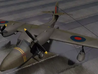 Grumman Gosling Mk-1 - RN 3D model