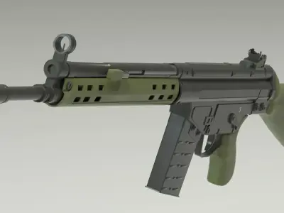 G3 Rifle 3D model 3D model