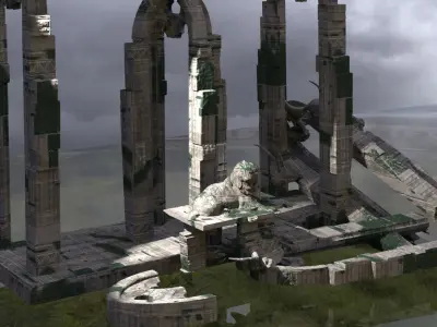 Narnia Ancient ruins 3D model