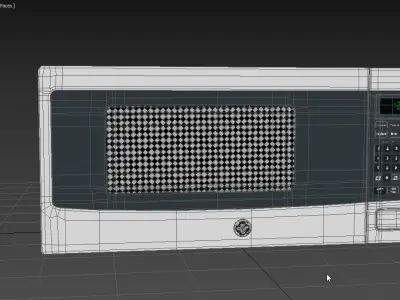 GE Profile Countertop Microwave Oven PEM31SFSS 3D model