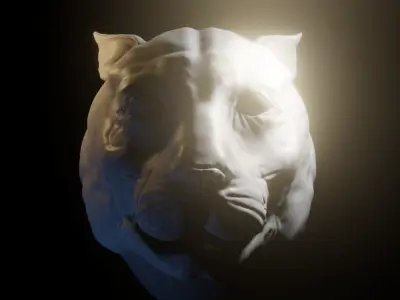 Tiger high poly sculpt Free 3D model