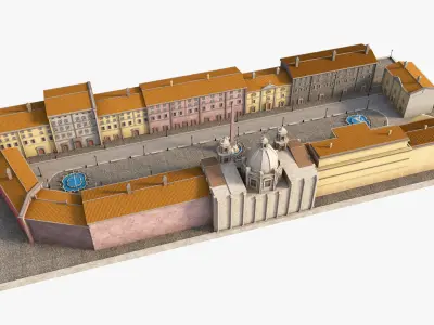 Piazza Navona Square 3D model