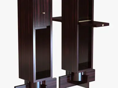 andre sornay side table with two doors 3D model