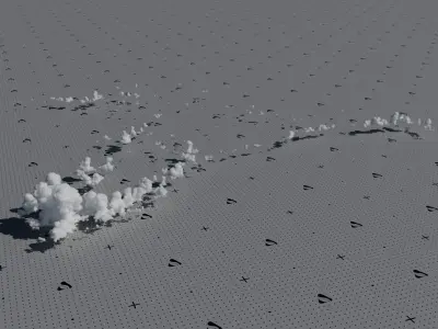 VDB Cumulonimbus Cloud Field 5 3D model