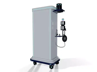 Futuristic Anesthesia Machine 3D model