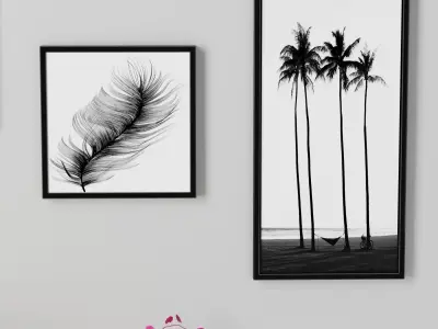 Desk 01 Low-poly 3D model