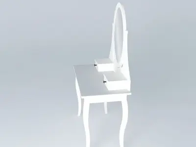 HEMNES vanity table Free 3D model