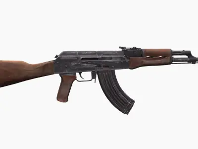 AKM 47 Low-poly 3D model
