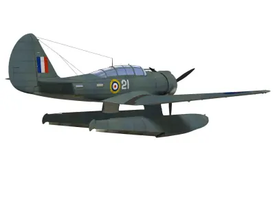 Northrop N-3PB Nomad 3D model