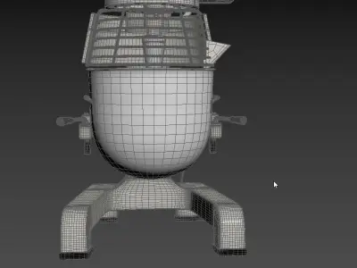 Globe SP10 Countertop Planetary Mixer 3D model