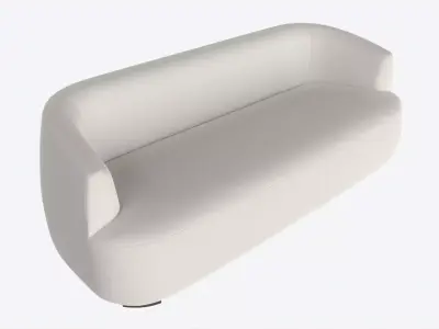 Sofa Baker Cabochon Free 3D model
