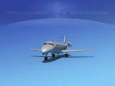 Embraer ERJ-145 Bare Metal 3D model