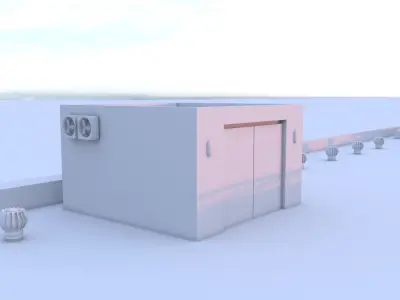 Sky Touch Hotel 3D model