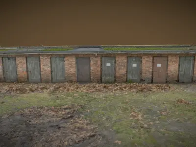 Historic storage rooms basements 3D model