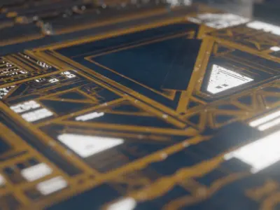 hard sruface kit- 2227 objects kitbash- 4K Panel builder asset Low-poly 3D model