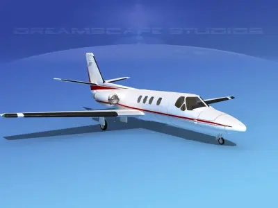 Cessna 500 Citation I V01 3D model