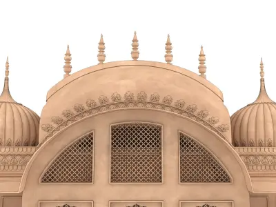 Indian Palace Dome 3D model