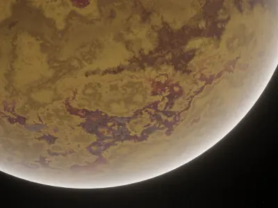 Planet Space Ready to game Low-poly 3D model 10
