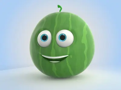 Watermelon 3D model