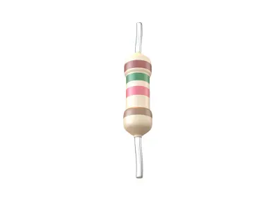 Resistors v1 001 Low-poly 3D model