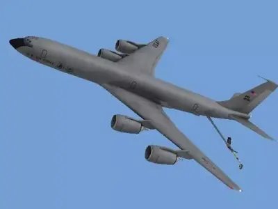 KC-135 bomber for gta san andreas Low-poly 3D model