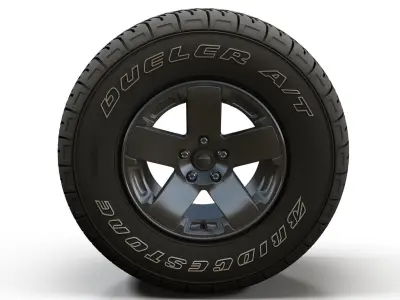 Offroad Wrangler wheel 3D model