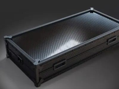 caseslant 9 vol flightcase 3D model