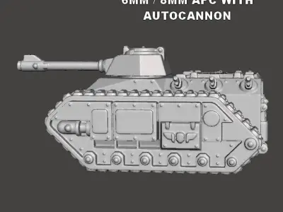 6MM 8MM SCALE IMPERIAL GUARDIANS APC TANKS MINIATURE MODELS GAME 3D print model