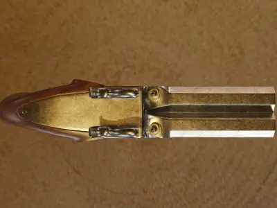 Double Barrel Derringer 3D model