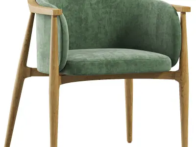 Arya K chair Free low-poly 3D model