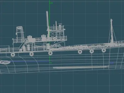 JMSDF yard oiler 3D model
