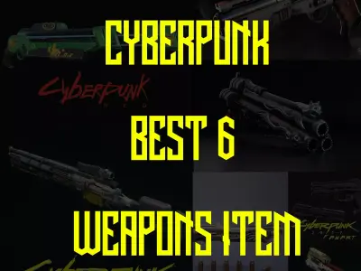 Cyberpunk 6 Item Pack - Cyberpunk 6 Item Set Of 6 3D print model