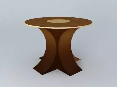 Round table 3D model