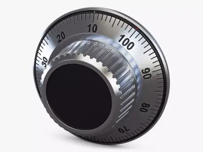 Rotation Mechanical Code Disk Lock v 1 3D model