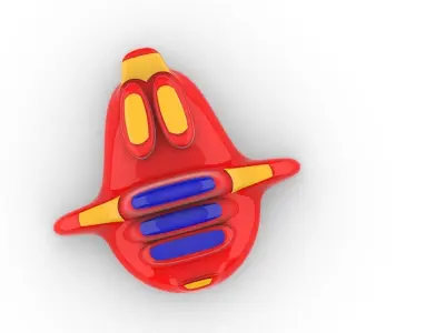 3d Toy jet For toy Lovers Stl files verified 3D print model