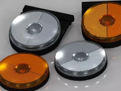 Side light - Luz lateral Free low-poly 3D model