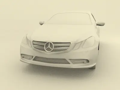 Marcedez-Benz E 500 Coupe Free 3D model