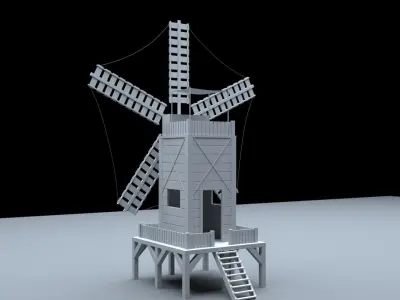 Environment Units-part-1 - 5 pieces 3D model Low-poly 3D model