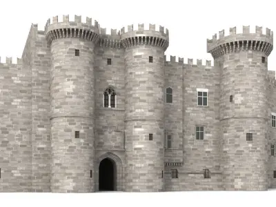 7x the most beautiful palaces in the world 3D Model Collection