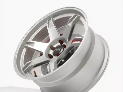 HSR Rai S4 Rims Wheels  3D model