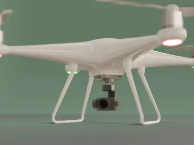 DJI Phantom 4 3D model