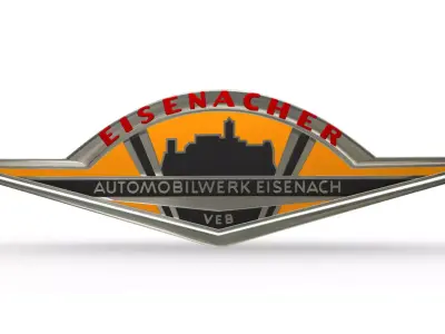 wartburg logo 3D model
