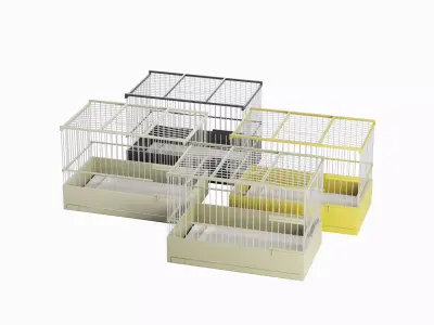 Small Birdcage Set 3D model